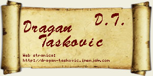 Dragan Tasković vizit kartica